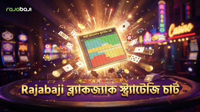 ব্ল্যাকজ্যাক খেলায় দক্ষতার সাথে সিদ্ধান্ত নিন 1 Rajabaji-এর ব্ল্যাকজ্যাক স্ট্র্যাটেজি চার্ট থেকে সিদ্ধান্ত নেওয়া সহজ হয়