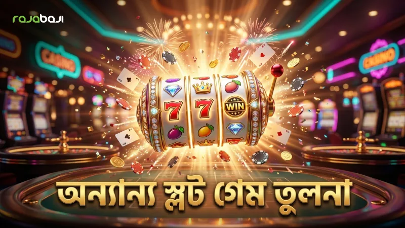 চার্জ বাফেলো বনাম অন্যান্য স্লট গেমের তুলনা 2 অন্যান্য স্লট গেমের বোনাস এবং খেলার ধরন তুলনামূলক।