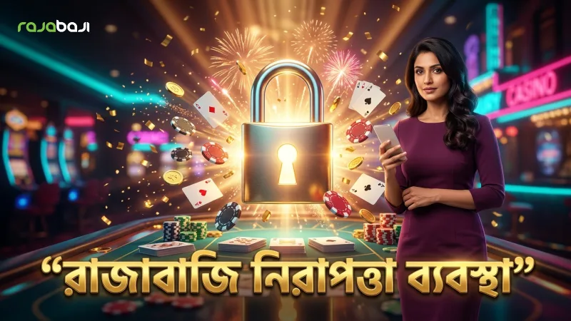 রাজাবাজি অ্যাপ ডাউনলোড করে মোবাইল গেমিং উপভোগ করুন 3 নিরাপত্তা এনক্রিপশন ও একাউন্ট ভেরিফিকেশন ব্যবস্থা রাজাবাজিতে