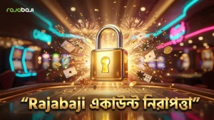 নিরাপত্তা ও এনক্রিপশনের মাধ্যমে Rajabaji একাউন্ট সুরক্ষিত থাকে