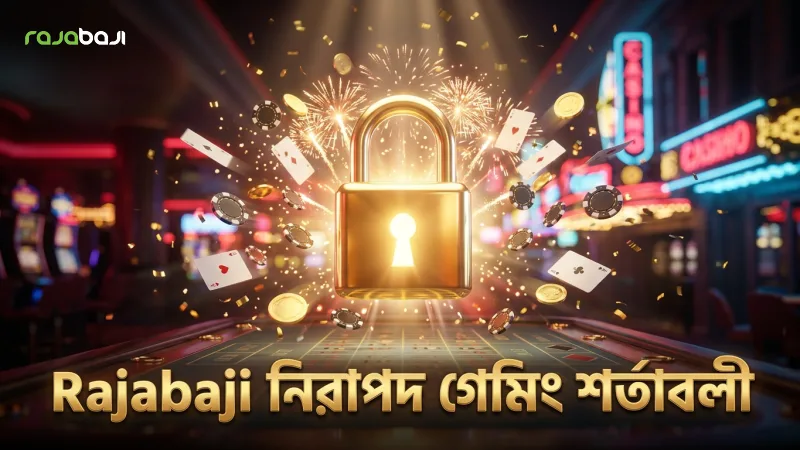 প্ল্যাটফর্মের শর্তাবলী মেনে নিরাপদ গেমিং নিশ্চিত করুন 1 Rajabaji-তে শর্তাবলী বুঝে নিরাপদ গেমিং করুন